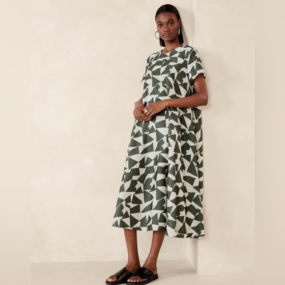 NWT! Banana Republic Aurelia Crepe Maxi Dress - Multiple Sizes 🧶 - Picture 3 of 7